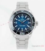 VR Omega Planet Ocean 6000M Ultra Deep Seamaster 75th Anniversary Replica Watch Cal.8912 Blue Dial